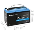 Obraz 7/7 - LiFePO4 lítium-železofosfátová batéria Qoltec | 12,8V | 150Ah | 1920Wh | BMS