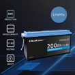 Obraz 3/8 - LiFePO4 lítium-železofosfátová batéria Qoltec | 12,8V | 200Ah | 2560Wh | BMS