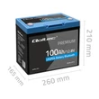 Kép 6/7 - Qoltec LiFePO4 lítium-vas-foszfát akkumulátor | 12,8V | 100Ah | 1280Wh | BMS | bluetooth-tal