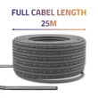 Kép 7/8 - Qoltec UTP Patchcord kábel | Réz Cu | CAT6 | Nagy sebességű 1Gb/s | LAN | 25m | Szürke