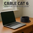 Kép 2/6 - Qoltec UTP Patchcord kábel | CAT6 | Nagy sebességű 1 Gb/s | LAN | 50m | Fekete