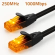 Obraz 5/6 - Qoltec UTP Patchcord kábel | CAT6 | 2 x RJ-45 | Vysoká rýchlosť 1Gb/s | Pozlátené kontakty | 20m | Čierny