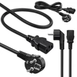 Kép 5/5 - Qoltec Tápkábel | SCHUKO CEE 7/7 (E/F) szögletes dugó | IEC C13 | 3x0.50mm² | Tiszta réz Cu | 1.5m