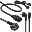 Obraz 6/6 - Qoltec Napájací kábel | SCHUKO CEE 7/7 (E/F) uhlový konektor | IEC C13 | 3x0,50mm² | Čistá meď Cu | 1,8m