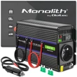 Kép 1/8 - Qoltec Monolith módosított szinuszhullámos inverter 600 | 12V – 230V | 300/600W| USB