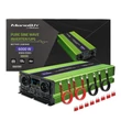 Obraz 1/9 - Qoltec Monolith Pure Sine Wave Invertor | Nabíjačka batérií | UPS | 3000W | 6000W | 12V - 230V | LCD