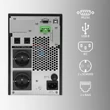 Kép 5/8 - Qoltec szünetmentes tápegység UPS | 1kVA | 1000W | Power factor 1.0 | LCD | EPO | USB | On-line