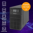 Kép 3/8 - Qoltec szünetmentes tápegység UPS | 3kVA | 3000W | Teljesítménytényező 1,0 | LCD | EPO | USB | Online