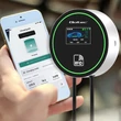Obraz 4/9 - Nabíjacia stanica Qoltec EV 2-v-1 Typ2 | 22kW | Wi-fi | LCD | RFID | 3 fázy | Wallbox | 5m
