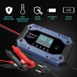 Kép 3/8 - Qoltec Intelligens töltő STD AGM GEL LiFePO4 akkumulátorhoz javítási funkcióval |12-24V |10A | LCD | 9 mód