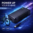 Kép 5/8 - Qoltec Gyors Töltő Elektromos Rollerhez Biciklihez 36V | 42V | 4A | 5.5*2.1 + Tápkábel