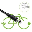 Kép 6/8 - Qoltec Gyors Töltő Elektromos Rollerhez Biciklihez 36V | 42V | 4A | 5.5*2.1 + Tápkábel