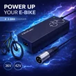 Kép 5/8 - Qoltec Elektromos Kerékpár Töltő 36V | 42V | 2A | 3P XLR-18mm + Tápkábel
