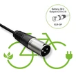 Kép 7/8 - Qoltec Elektromos Kerékpár Töltő 36V | 42V | 2A | 3P XLR-18mm + Tápkábel
