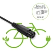 Obraz 6/9 - Qoltec Rýchlonabíjačka pre elektrický bicykel 36V | 42V | 2A | 3P-GX16 | + Napájací kábel