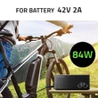 Kép 2/9 - Qoltec Elektromos Kerékpár Töltő 36V | 42V | 2A | GX12-3Pin + Tápkábel