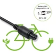 Kép 7/9 - Qoltec Elektromos Kerékpár Töltő 36V | 42V | 2A | GX12-3Pin + Tápkábel
