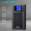 Obraz 2/8 - Qoltec Záložný zdroj napájania s čistou sínusovou vlnou | 2kVA | 1600W | AVR | LCD