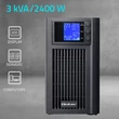 Obraz 2/6 - Qoltec UPS s čistou sínusovou vlnou | 3kVA | 2400W | AVR | LCD | Čistá sínusová vlna