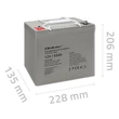 Obraz 5/6 - Qoltec AGM batéria | 12V | 55Ah | max. 825A