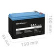 Obraz 5/5 - Batéria Qoltec LiFePO4 | 12V | 9 Ah | 1 kg | 115,2 Wh | BMS