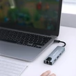 Obraz 2/7 - Qoltec Hub adaptér USB-C 5v1 | USB-C PD 100W | 2x USB | HDMI 4K | RJ45