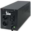 Obraz 2/5 - Interaktívny neprerušiteľný zdroj napájania Qoltec UPS| Monolit | | 1000VA | 600W | LCD | USB
