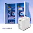 Obraz 3/5 - Napájací zdroj Qoltec na DIN lištu | 90W | 12V | 7,5A | Biely | Tenký