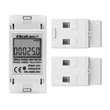 Obraz 6/9 - Jednofázový elektronický merač spotreby energie Qoltec | 230 V | LCD | 2P | montáž na DIN lištu