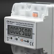Obraz 5/9 - Qoltec Trojfázový elektronický merač energie | 400V | LCD | 4P | DIN lišta