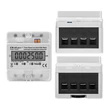 Obraz 6/9 - Qoltec Trojfázový elektronický merač energie | 400V | LCD | 4P | DIN lišta