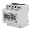 Obraz 8/9 - Qoltec Trojfázový elektronický merač energie | 400V | LCD | 4P | DIN lišta