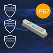 Kép 4/8 - Qoltec LED meghajtó IP67 20W | 12V | 1.6A | Vízálló | Fehér