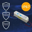 Obraz 4/8 - Qoltec LED ovládač IP67 36W | 12V | 3A | Vodotesný | Biely