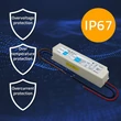 Obraz 4/8 - Qoltec LED ovládač IP67 100W | 12V | 8,3A | Vodotesný | Biely
