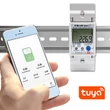 Obraz 2/9 - Jednofázový elektronický merač spotreby energie Qoltec na DIN lištu | 230 V | LCD | Wi-Fi