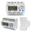 Obraz 6/9 - Trojfázový elektronický merač Qoltec | Merač spotreby energie na DIN lištu | 400 V | LCD | Wi-Fi