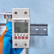 Kép 4/11 - Qoltec Wi-fi DIN sínre szerelhető relé árammérővel 63A| Időzítő | Tuya | Wi-Fi | LED