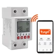 Kép 6/11 - Qoltec Wi-fi DIN sínre szerelhető relé árammérővel 63A| Időzítő | Tuya | Wi-Fi | LED