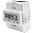 Obraz 1/15 - Trojfázový elektronický merač Qoltec | Merač spotreby energie na DIN lištu | 400V | 100A | LCD | 4P