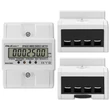 Obraz 6/15 - Trojfázový elektronický merač Qoltec | Merač spotreby energie na DIN lištu | 400V | 100A | LCD | 4P