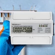 Obraz 2/15 - Trojfázový obojsmerný elektronický merač Qoltec | Merač energie na DIN lištu | 400V | 100A | LCD | 4P