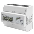 Obraz 1/15 - Trojfázový obojsmerný elektronický merač Qoltec | Merač energie na DIN lištu | 400V | 100A | LCD | 4P