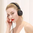 Kép 4/4 - Remax 4D vezetékes fejhallgató headset fekete (RM-805)