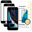 Kép 1/2 - Wozinsky Teljes edzett üveg képernyővédő fólia iPhone 6 6S 7 8 SE 2020 készülékekhez - Fekete (2db)
