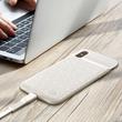 Baseus Plaid Backpack Power Bank 3500 mAh Apple iPhone X Akkumulátoros Tok - Fehér (ACAPIPHX-BJ02)