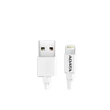 Obraz 1/3 - Adata dátový a nabíjací kábel Lightning 1 m biely 2,4 A