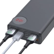 Picture 2/6 -Baseus Mulight Power Bank 30000 mAh with Display Power Delivery PD3.0 Quick Charge QC3.0 33W black (PPMY-01)
