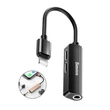 Kép 1/7 - Baseus 3-in-1 iP Lightning to 2x lightning + 3.5mm Audio Adapter L52 Fekete (CALL52-01)