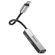 Kép 2/7 - Baseus 3-in-1 iP Lightning to 2x lightning + 3.5mm Audio Adapter L52 Ezüst (CALL52-S1)